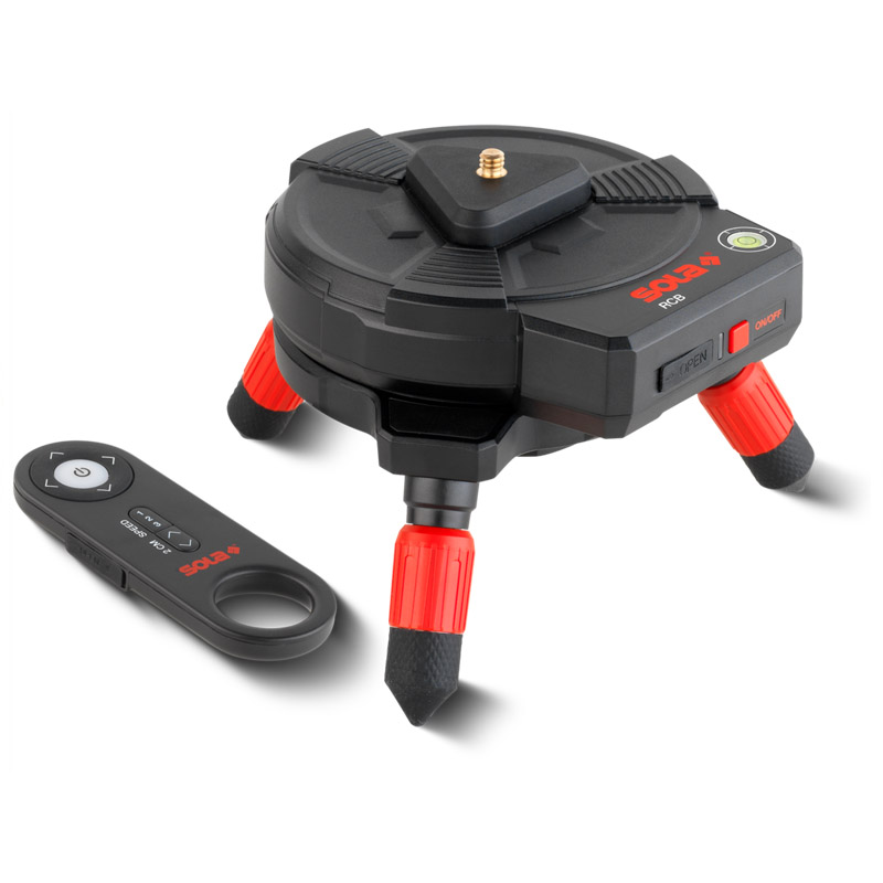 Set Baza rotativa SOLA RCB,  telecomanda, control si aliniere precisa 360° pentru nivela laser SOLA tip PLANO 3D