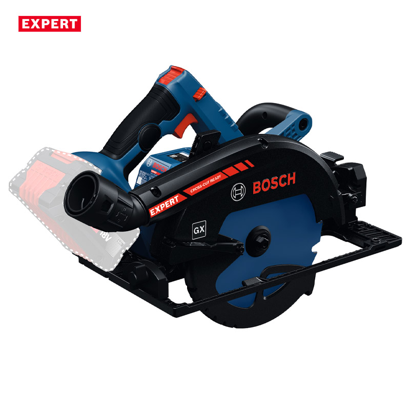 Fierastrau circular cu acumulatori 18V Profesional BOSCH L-BOXX BITURBO BRUSHLESS, disc 190 mm, tip EXKS 18V-68 GX EXPERT (SOLO)