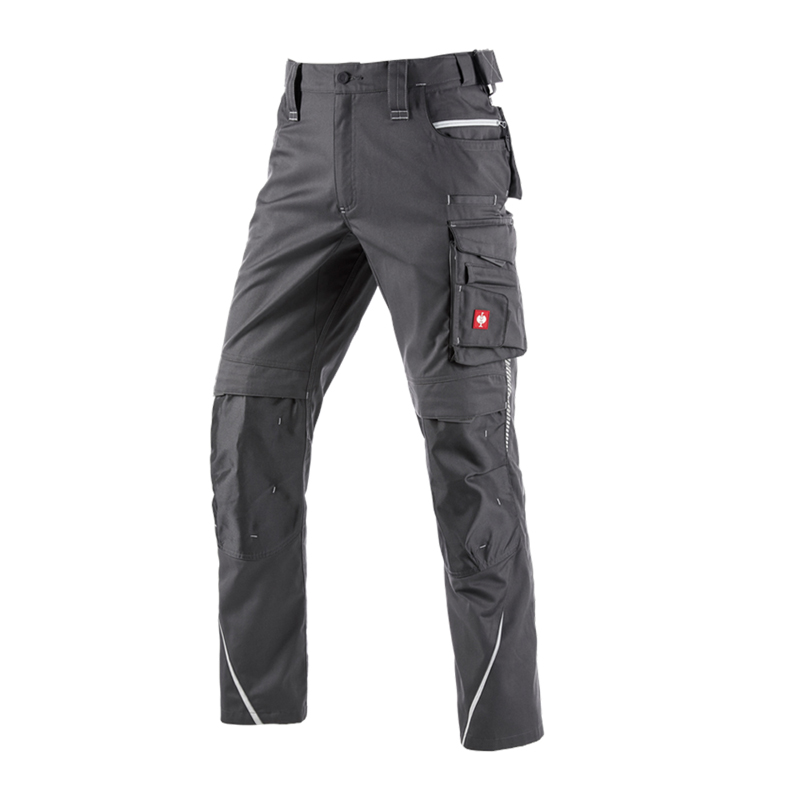 Pantaloni de lucru ergonomici Strauss, e.s.motion 2020, gri antracit/platina, marimea 38