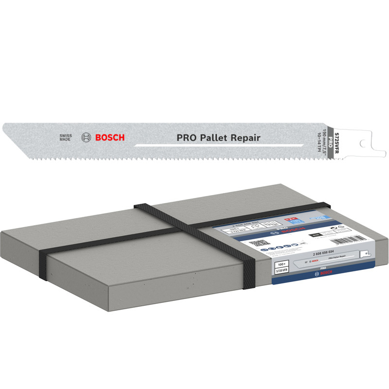 Panze pentru fierastrau sabie BOSCH S752VRF Pro Pallet Repair - 190mm, set 100 bucati 