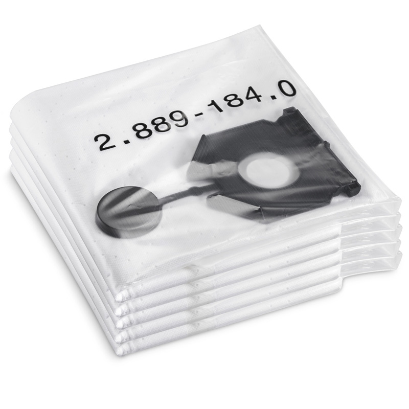 Set 5 saci filtrare Karcher din vlies pentru NT40/1, NT50/1