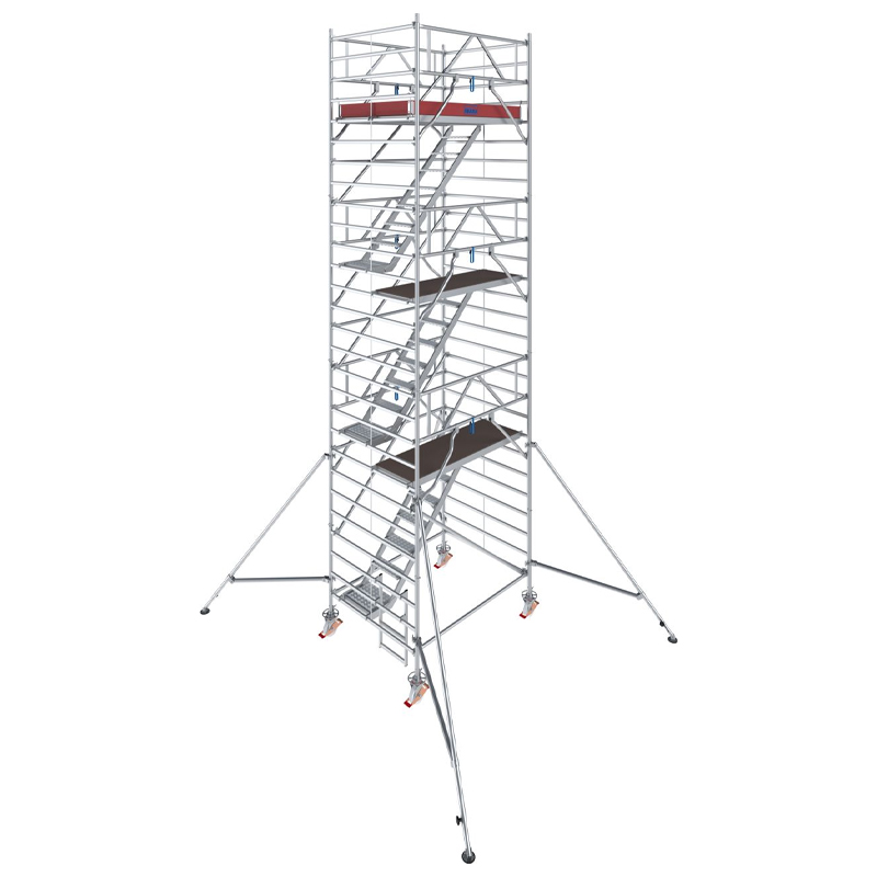 Schela mobila Krause, Stabilo S5500 cu scara interioara 1,5 x 2m, aluminiu, inaltime lucru 8.3m, inaltime max. platforma 6.3m