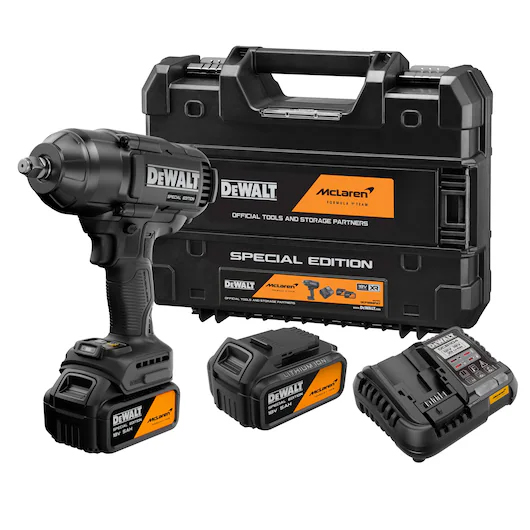 Masina de insurubat cu impact DeWALT McLaren F1 Team 18V, 2x5.0Ah, TSTAK, DCF99MP2T-QW