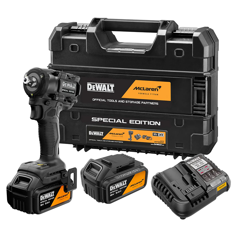 Masina de insurubat DeWALT McLaren F1 Team cu impact 406 Nm, 1/2