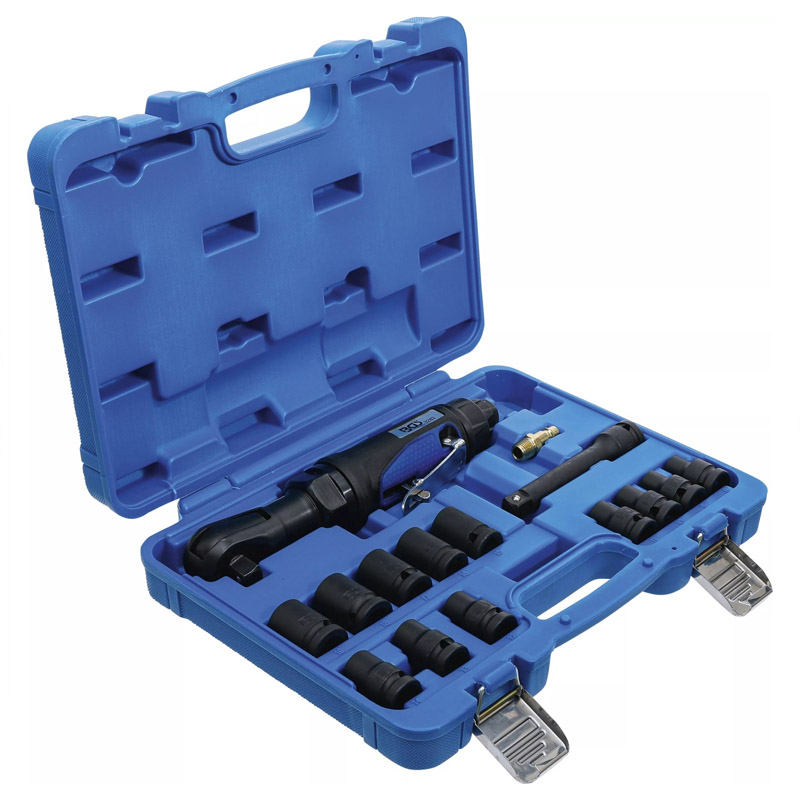 Set 14 piese cheie cu clichet pneumatica BGS 70192 si accesorii, max. 102 Nm, 1/2