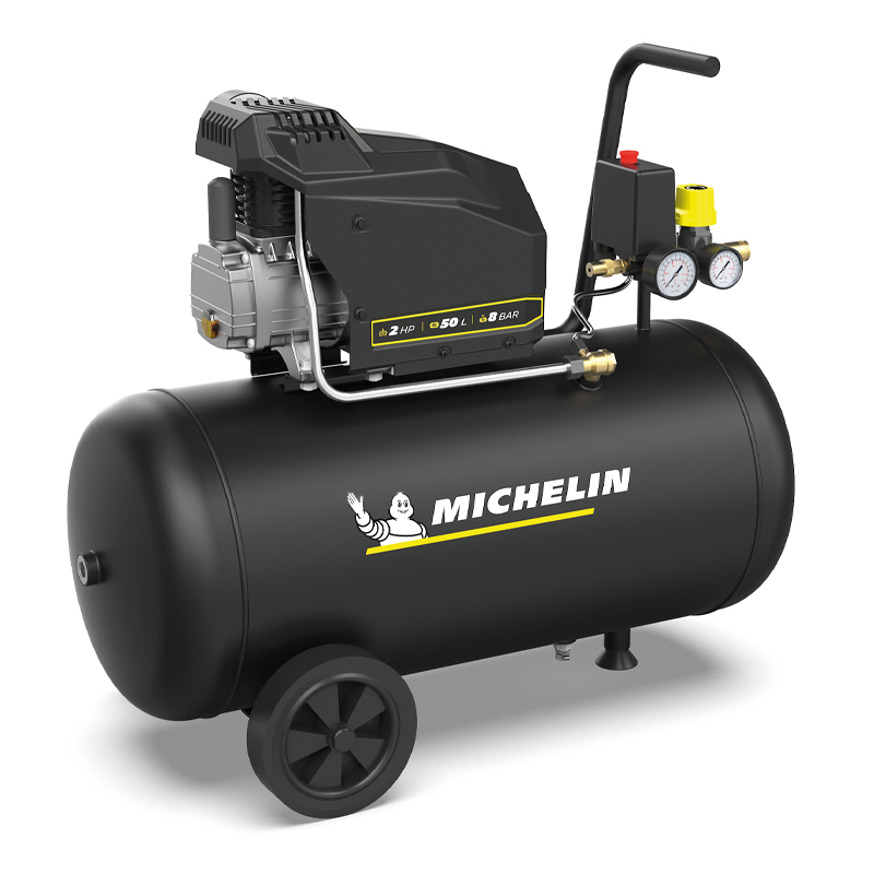 Compresor cu piston, Michelin MX POP AIR 50-2 L, 195 l/min, 2CP, rezervor 50l