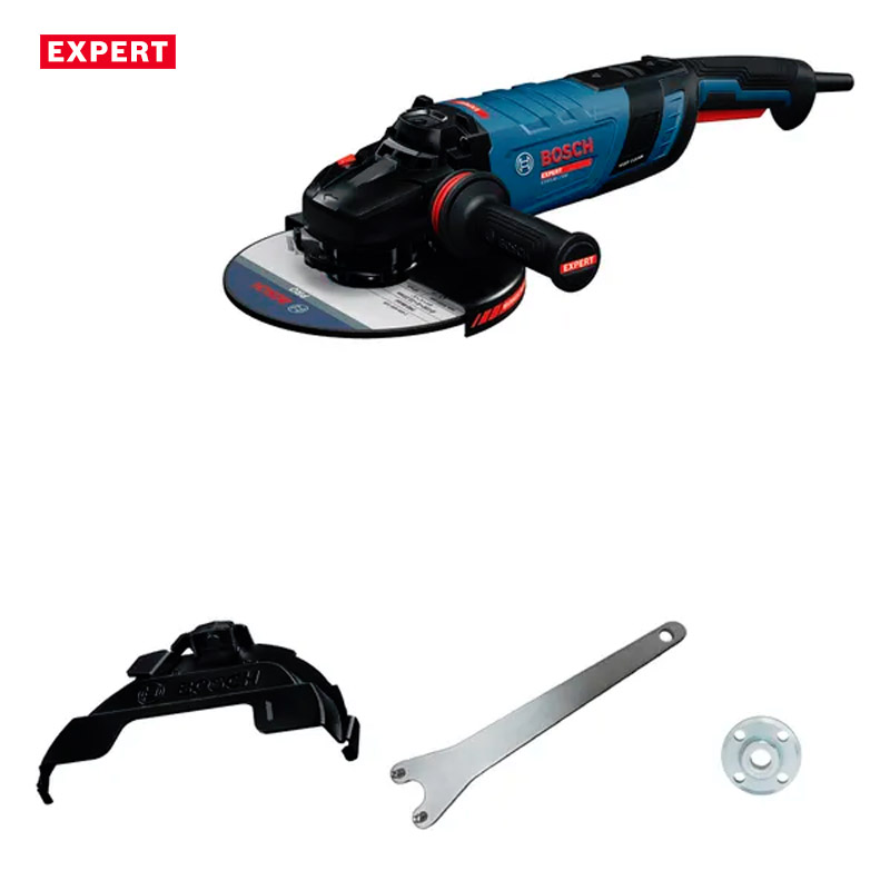 Polizor unghiular 2800 W BOSCH Profesional EXPERT, motor fara perii, 230 mm, tip EXWS 30-230PB EXPERT (cu sistem PROtection switch tip „dead man” intergrat)