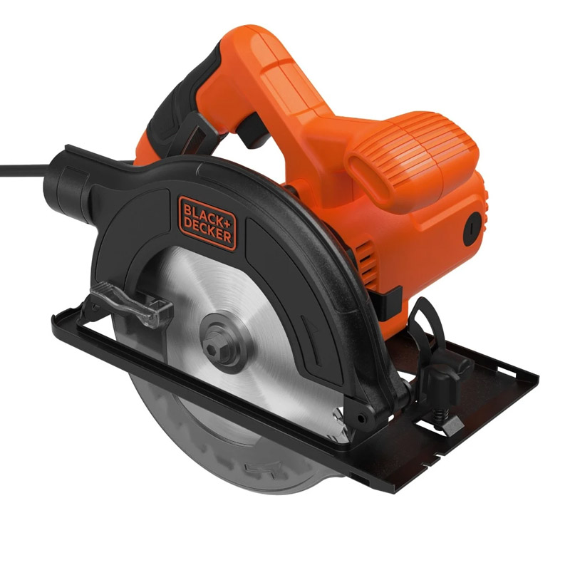 Fierastrau circular, Black+Decker CS1200-QS, 1200 W, 5500 rpm, 165 mm