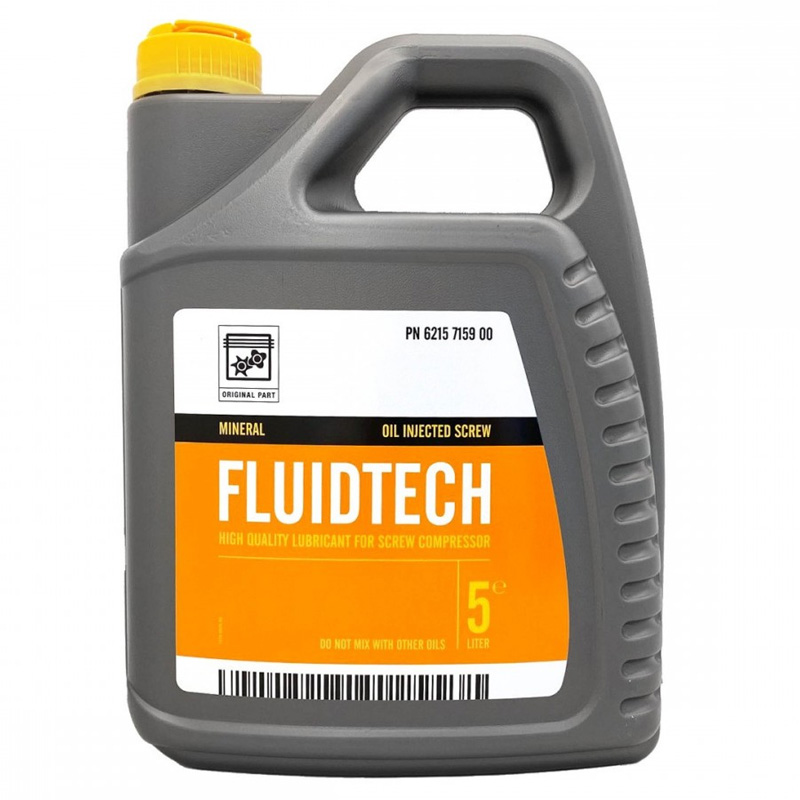 Ulei HIGH PERFORMANCE HEAVY-DUTY pentru compresoare cu surub, 5l, FIAC FLUIDTECH