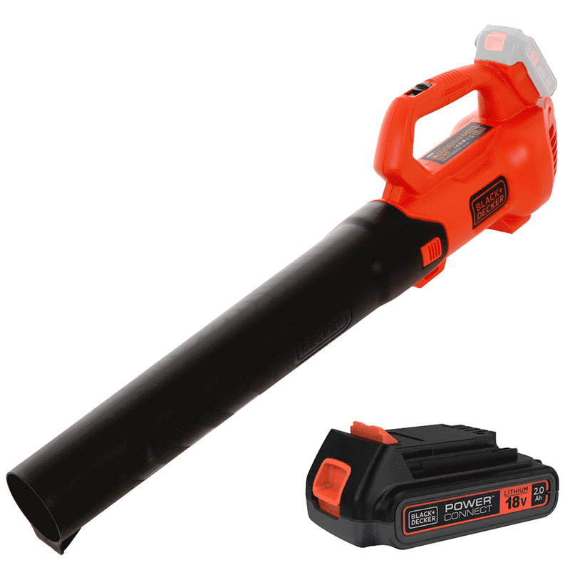 Suflanta frunze cu acumulatori Black&Decker 18V 1x 2.0Ah, tip BCBL200L-QW