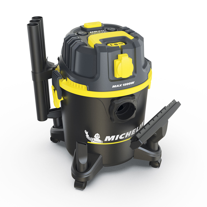 Aspirator uscat/umed Michelin, HP20HOME, 20l, 1200W, 20kPa, functie suflare, cuva plastic