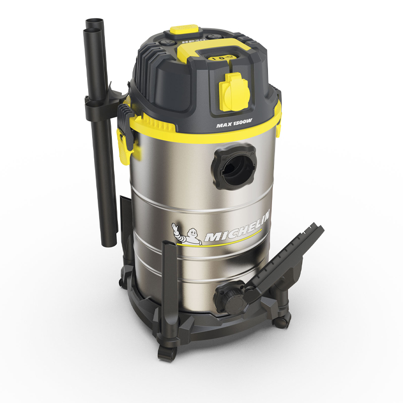 Aspirator uscat/umed Michelin, HP30 PRO, 30l, 1400W, 21kPa, functie suflare, cuva inox
