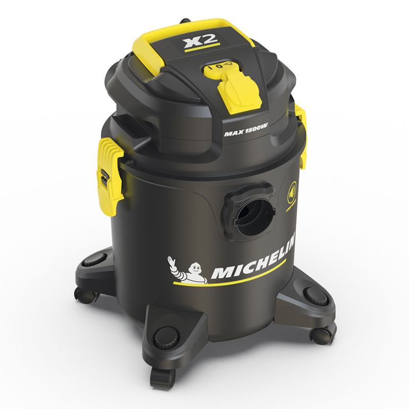 Aspirator silentios uscat/umed Michelin, X2 20L P, 20l, 800W, 18kPa, functie suflare, cuva plastic