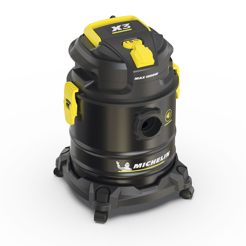 Aspirator silentios uscat/umed Michelin, X3 20L S, 20l, 800W, 18kPa, functie suflare, cuva inox