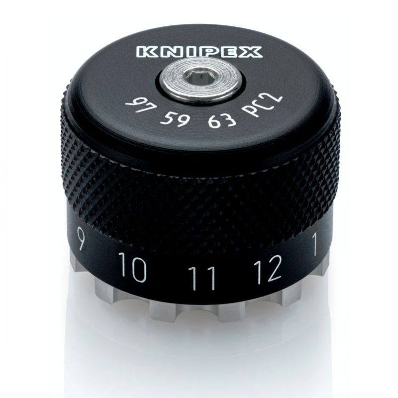 Element de poziționare auxiliar KNIPEX 27 mm, pentru pentru clestii de presare contacte rasucite 0.08 - 2.5 mm² (AWG28 - 14), pini tip Phoenix Contact 2