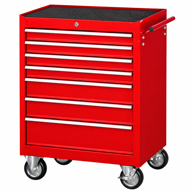 Carucior pentru scule cu 7 sertare BIG RED, tip PBR27180704A