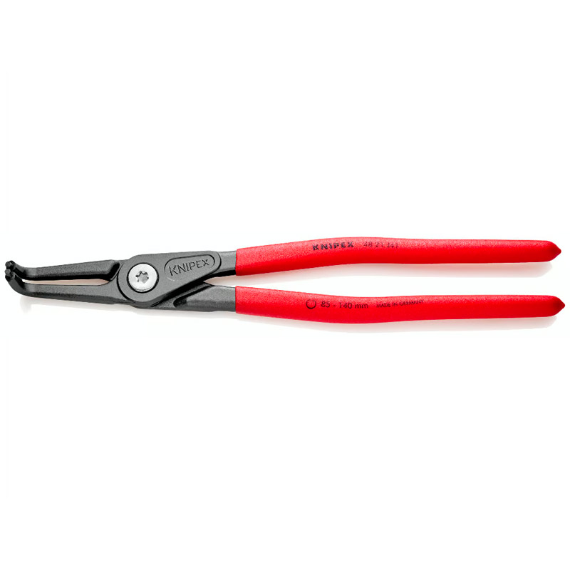 Cleste de precizie KNIPEX pentru inele de siguranță interioare cu alezaje, Ø 85 -140 mm, 305 mm, 598 g, in blister