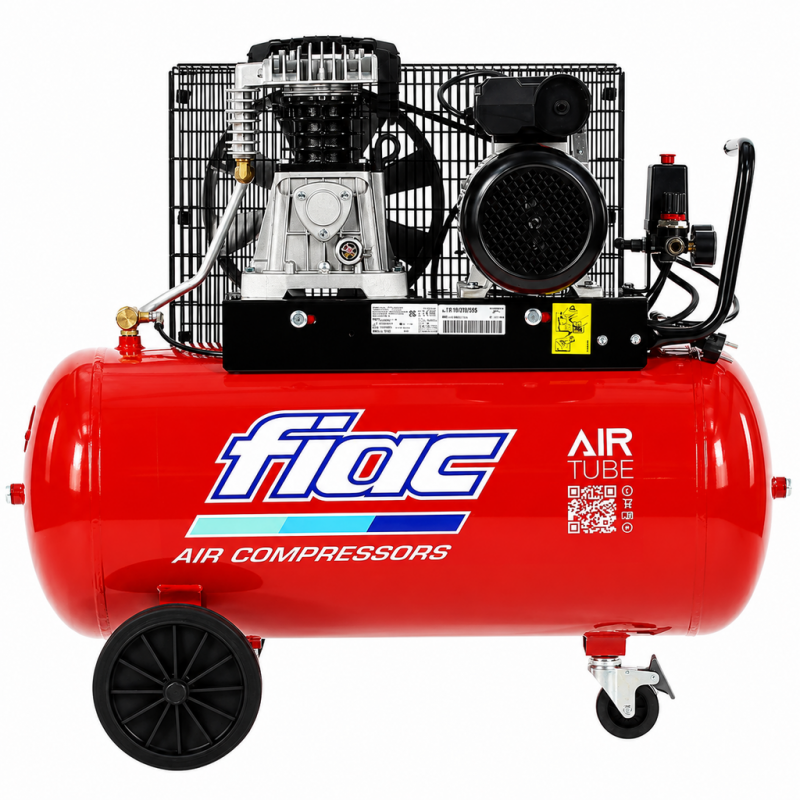 Compresor monofazat profesional 100l, debit 350l/min, FIAC AB100/360-3-MC
