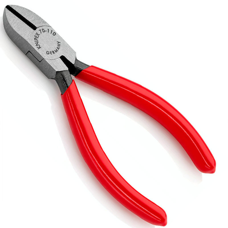 Cleste de forta KNIPEX cu taietura laterala (sfic), 110 mm, in blister