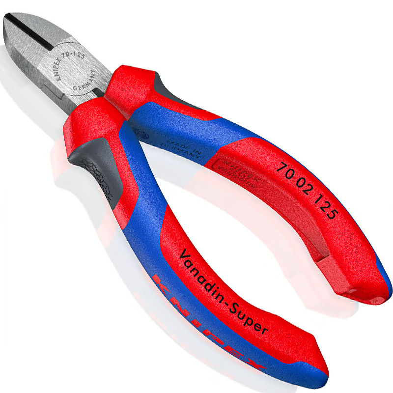 Cleste de forta KNIPEX cu taietura laterala (sfic), 125 mm