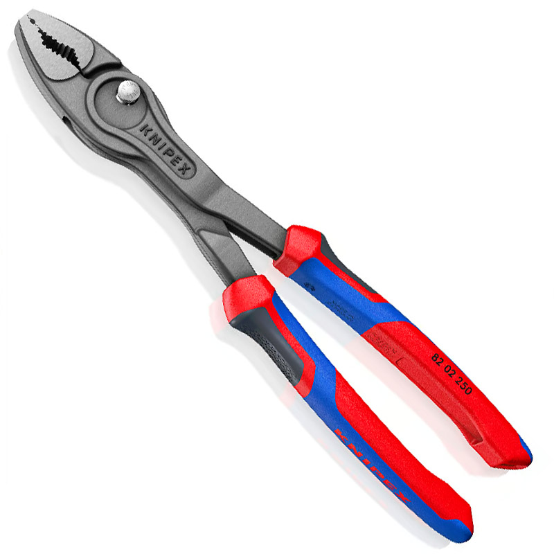 Cleste combinat reglabil KNIPEX TwinGrip cu prindere frontala si laterala, 250 mm, in blister