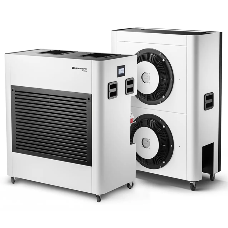 Aparat de aer conditionat portabil Dantherm AC 15000, 18 kW, 3.450m³/h, doua unitati exterioare