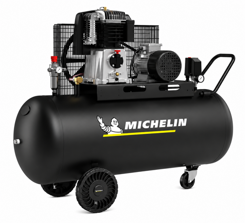 Compresor monofazat profesional, 50l, 235l/min, MICHELIN MX CLASSIC PRO 50-2M