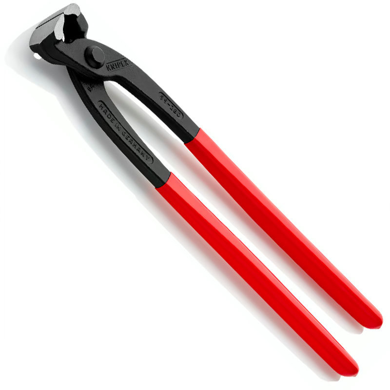 Cleste KNIPEX cu parghie mare, pentru constructori/tamplari/dulgheri/cuie, 280 mm, 507 g, in blister