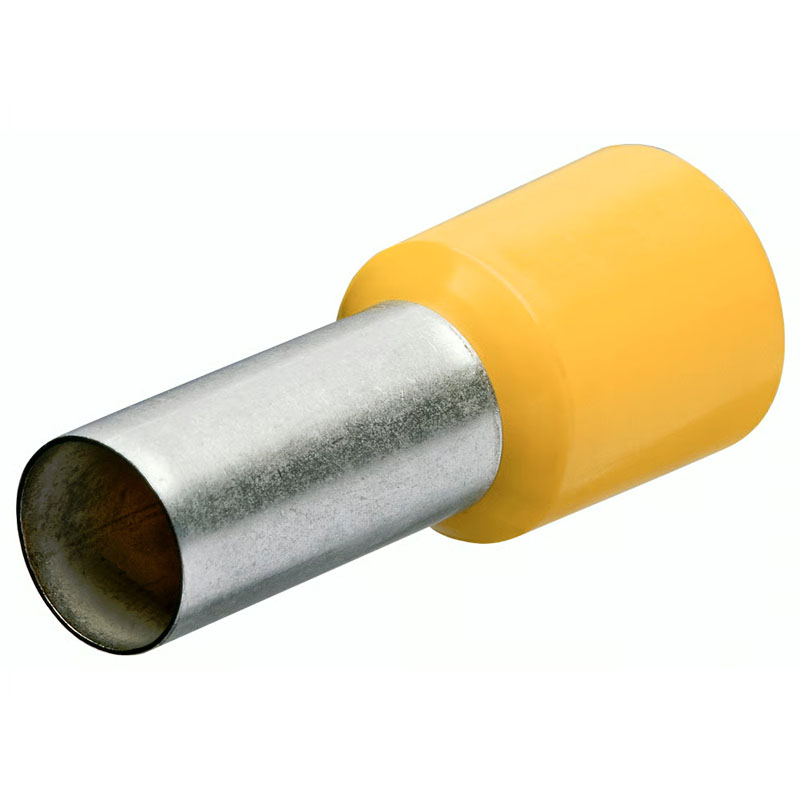 Ferule standard KNIPEX pentru clestii de sertizat cabluri electrice, 6.0 mm² - GALBEN, 100 buc