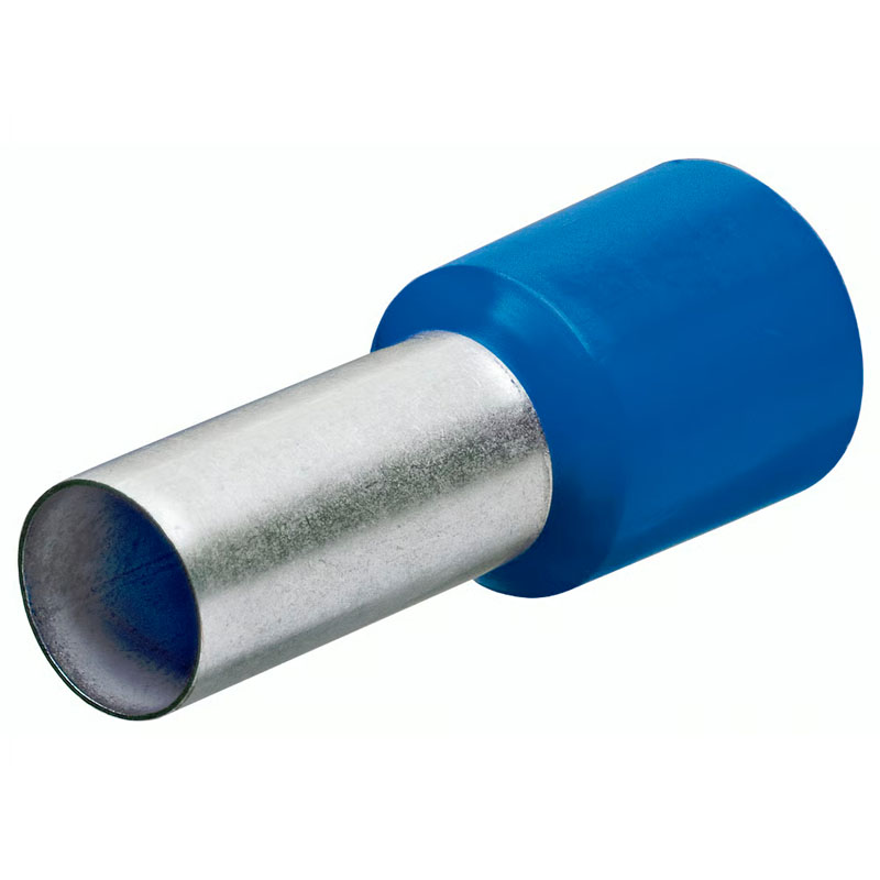 Ferule standard KNIPEX pentru clestii de sertizat cabluri electrice, 16.00 mm² - ALBASTRU, 100 buc