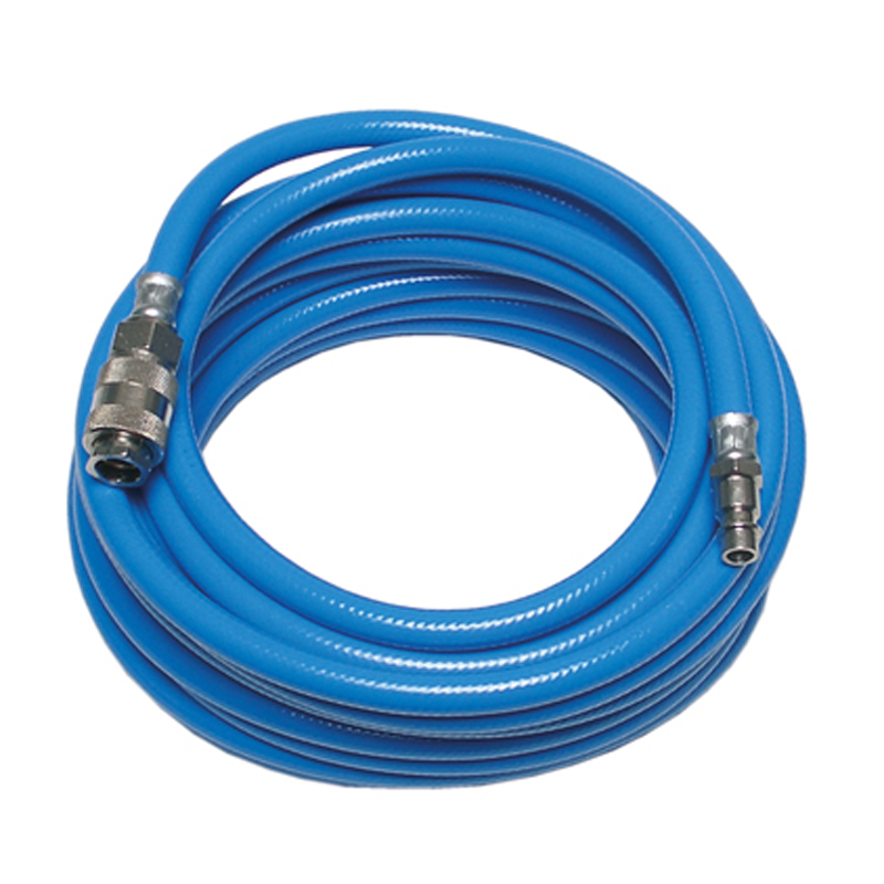 Furtun aer comprimat BGS 10 m, 6x10 mm, PVC cu insertie, cuple rapide