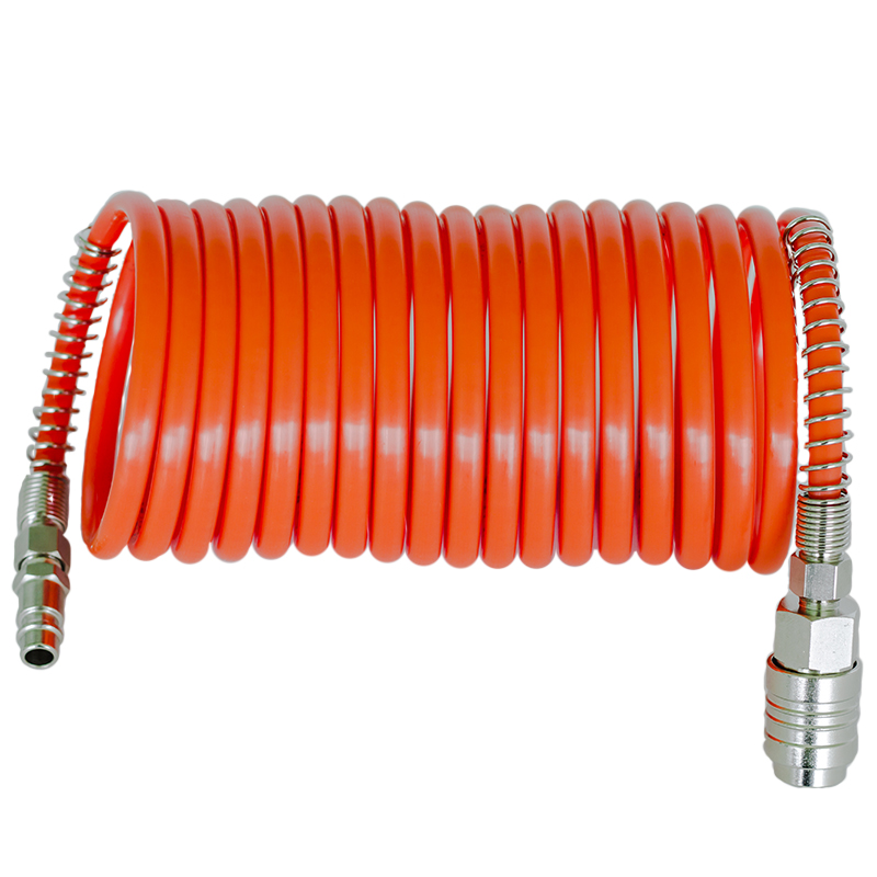 Furtun de aer spiralat 5m, cuple rapide FIAC