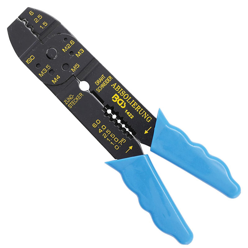 Cleste de dezizolat si sertizat BGS, 0.75 - 6.0 mm², 200 mm