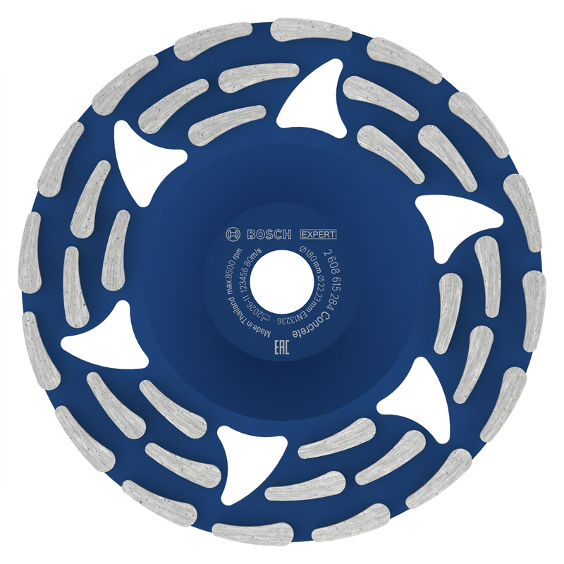 Disc diamantat oala (pentru slefuit) BOSCH EXPERT Concrete, 180 mm