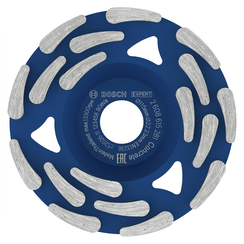 Disc diamantat oala (pentru slefuit) BOSCH EXPERT Concrete, 115 mm