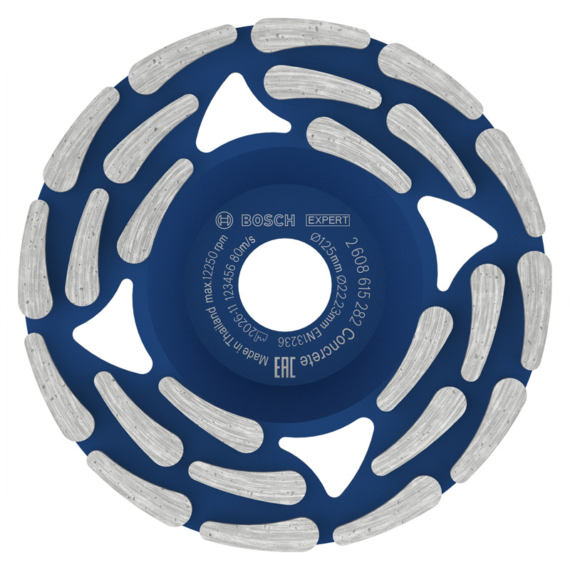 Disc diamantat oala (pentru slefuit) BOSCH EXPERT Concrete, 125 mm