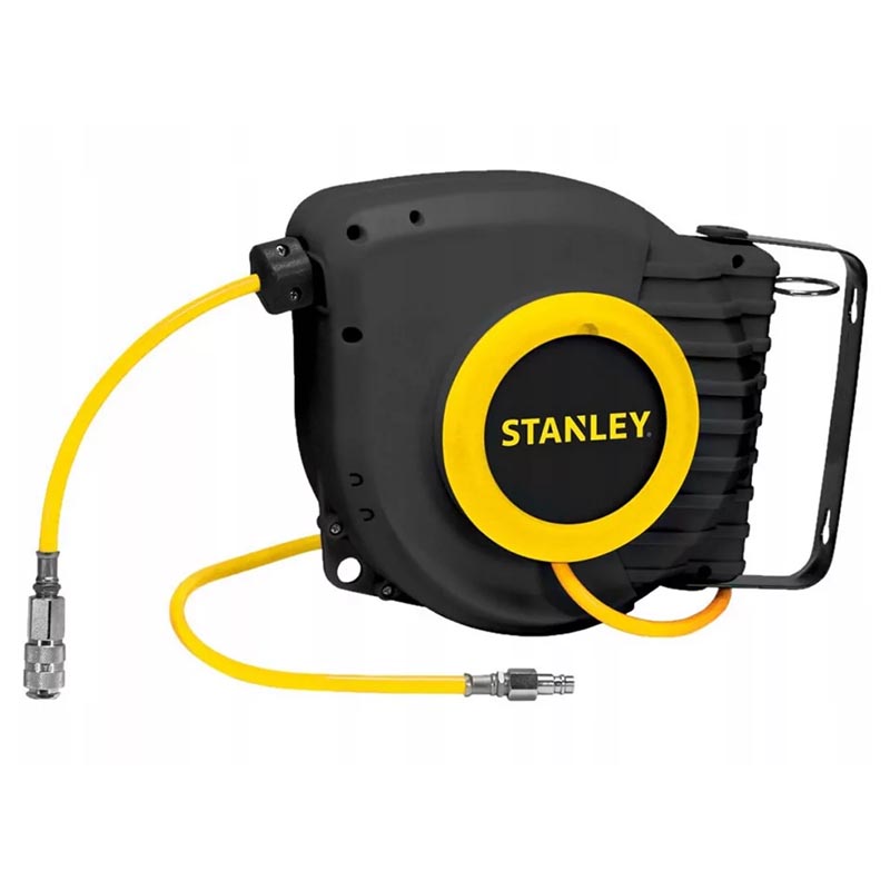 Derulator automat cu furtun Stanley, 9m, 10x6.5mm, 12 bar