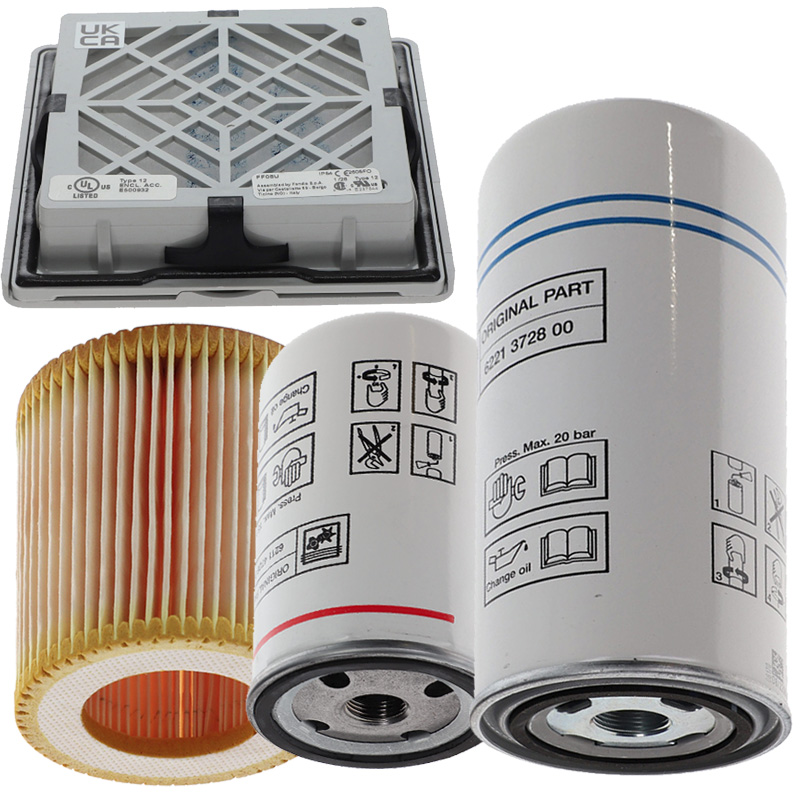 Kit filtre 2000 ore pentru FIAC X500, X900