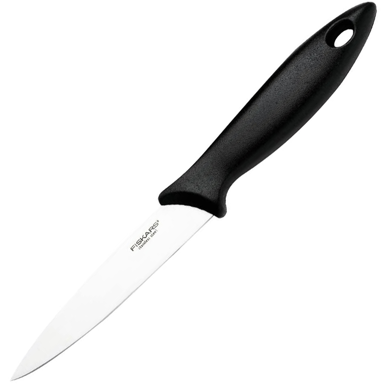 Cutit pentru legume, Fiskars, ESENTIAL, lama inoxidabila, 11 cm