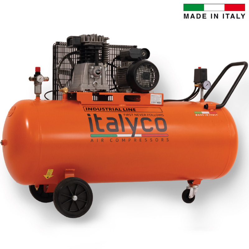 Compresor monofazat profesional 200l, debit 350l/min, ITALYCO KP200-3