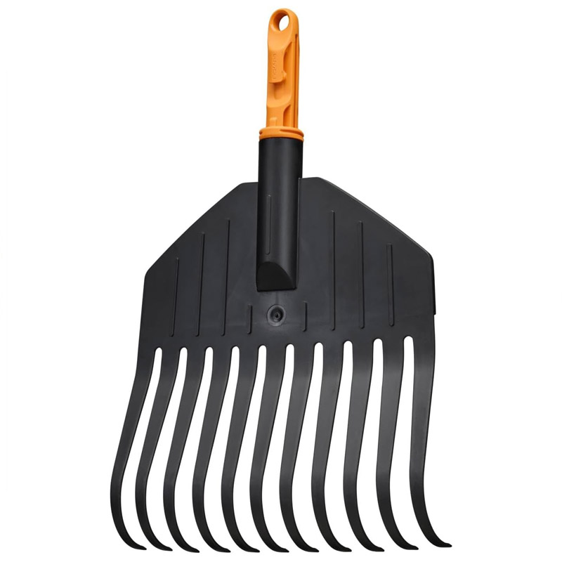 Grebla pentru gradina Fiskars OneClick, plastic, fara coada, 21.7 cm