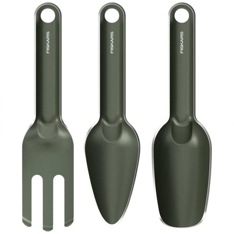 Set 3 unelte pentru plantat si cultivat Fiskars
