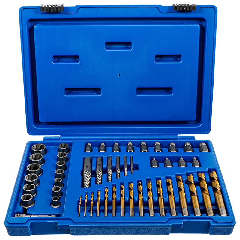 Set extractoare si burghie, 49 piese