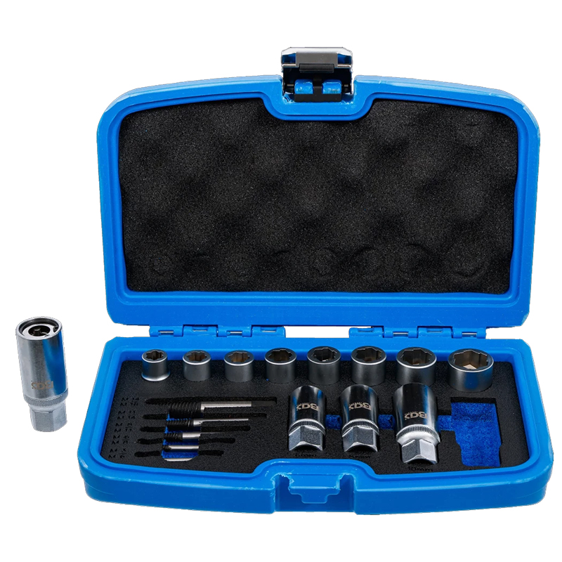 Set extractoare suruburi si prezoane, 17 piese
