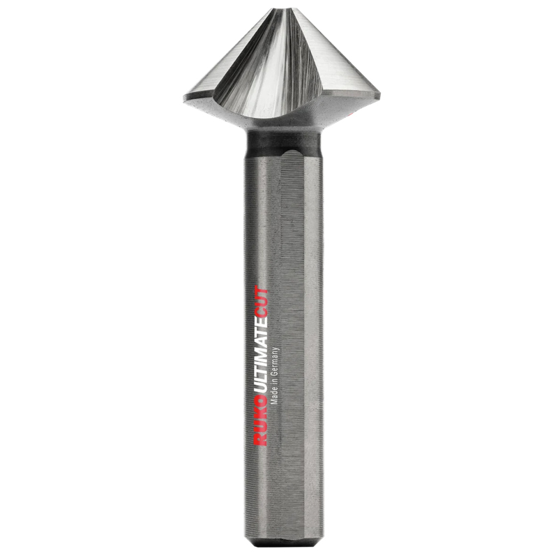 Tesitor (zencuitor) pentru metale, 6.3 mm, 90⁰, HSS, RUKO ULTIMATECUT