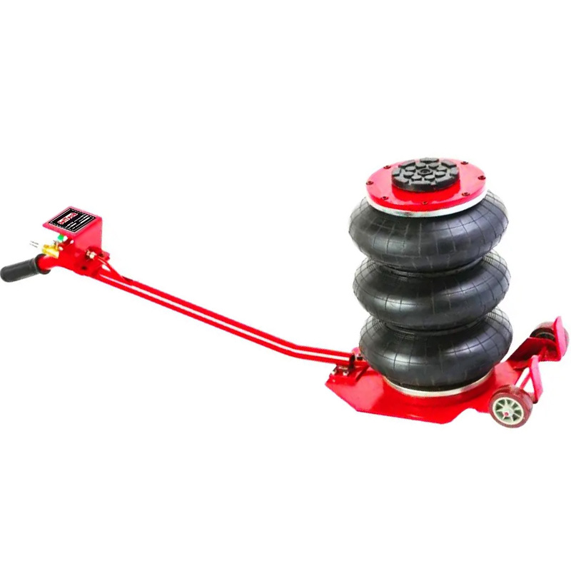 Cric pneumatic cu 3 perne de aer 3 T, 140 - 450 mm, BigRed model TCE3813A