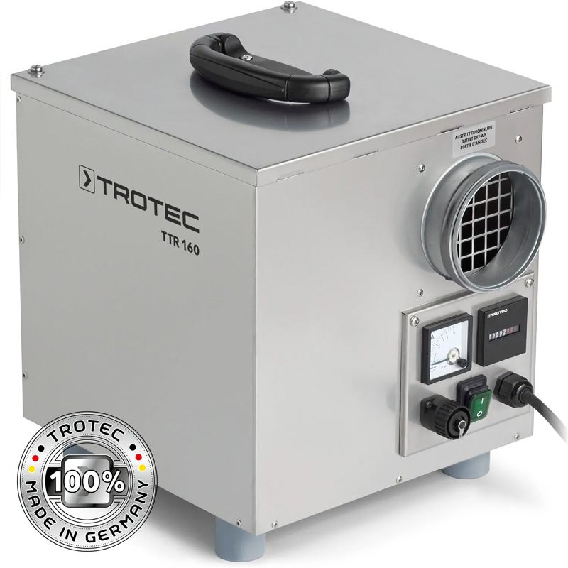 Uscător prin adsorbție Trotec TTR 160, 12 l/24h, min. -20°C