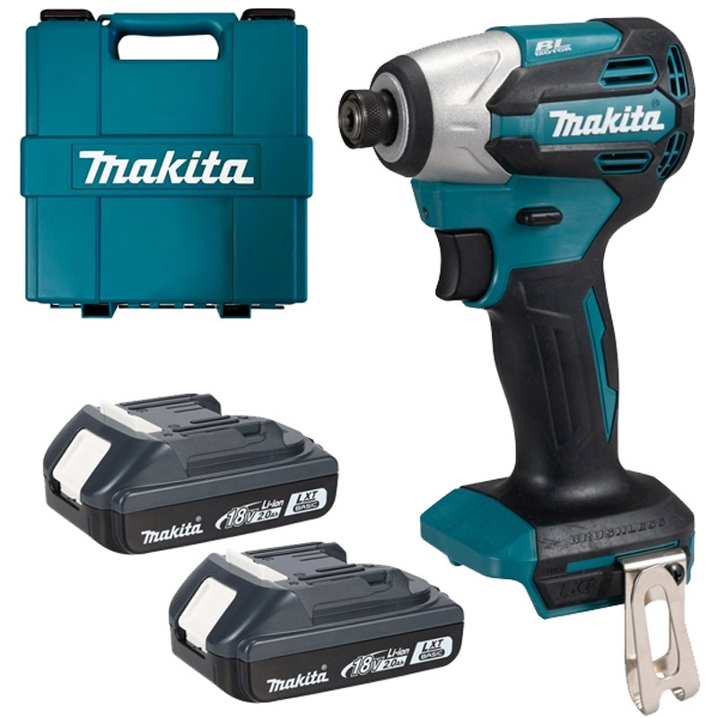 Masina de insurubat cu impact si acumulatori platforma LXT 18V, 2x 2.0 Ah, 170 Nm, model DTD158WVE