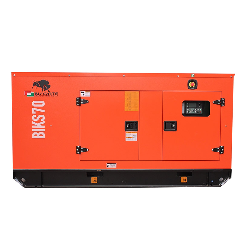 Generator trifazat, insonorizat, 68.8 kVA, 400V, Bisonte BIKS70
