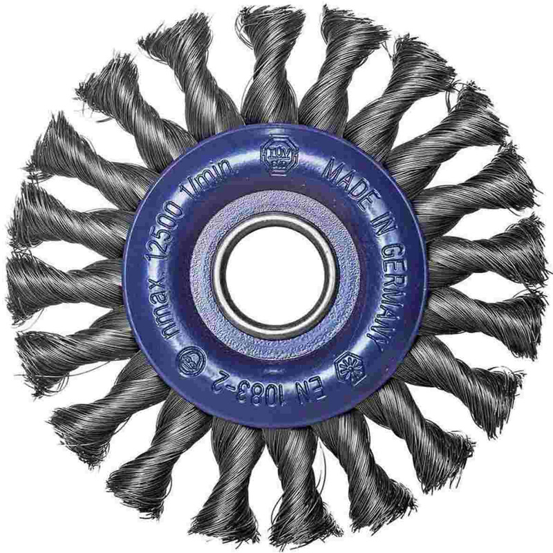 Perie sarma disc otel rasucit 115 mm OSBORN PRO